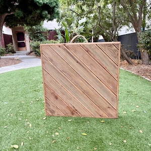 Handmade Boho Picnic Table 44-22 inc for 4 people – Foldable Wooden Floor Table for Garden, Balcony & Festivals , Outdoor Dining Table