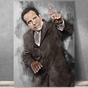 Adrian Monk Poster, Monk Canvas Print, art print, wall art, man cave, gift