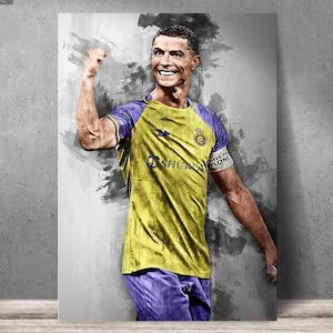 Ronaldo Poster Cristiano Ronaldo Canvas Print, art print, wall art, man cave, gift