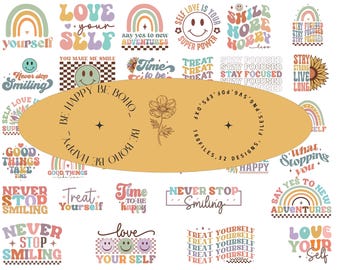 Inspirational SVG Bundle - Motivational Quotes - Positive Sayings for Cricut - Digital Download