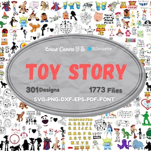 Lot Toy Story SVG | Boisé SVG | Buzz l'Éclair SVG | Clipart Toy Story | Téléchargement numérique