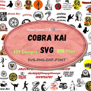 Cobra Kai SVG Bundle | Karate Kid Png | Eagle Fang Svg | Instant Download