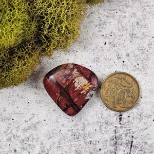 Handarbeit Old Stock Cherry Creek Jaspis Cabochon