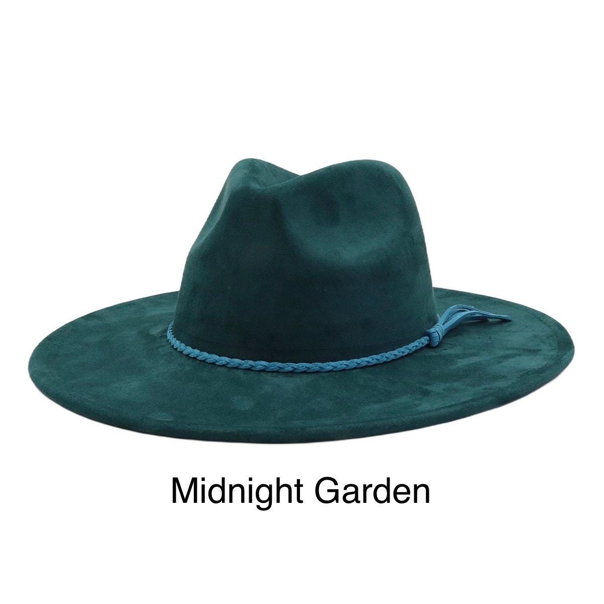 Suede Leather Fedora - Etsy display picture 3