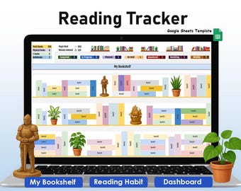 Plantilla interactiva de Google Sheets para el seguimiento automatizado de la lectura