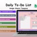 Daily To-do List Google Sheets Template: Minimalist Task Tracker ...