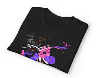 Woman Golf Floral Tshirt, Golf Gift Present For Woman, Golf Fashion, Golf Apparel, Unique Golf Wear, Floral Fashion, Casual Wear for Woman
