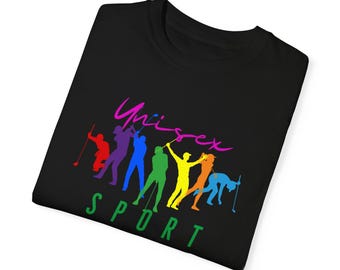 Camiseta de golf unisex, moda de golf, regalo de golf único, camiseta de golf, golf, el golf es un deporte, hermosa camiseta de golf, camisa de golf vintage, diseño de golf