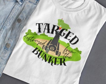 Camiseta de golf divertida, camiseta de golf única, regalo de camiseta de golf, camiseta de golf impresa, ropa de arte de golf, hermosa camiseta de golf