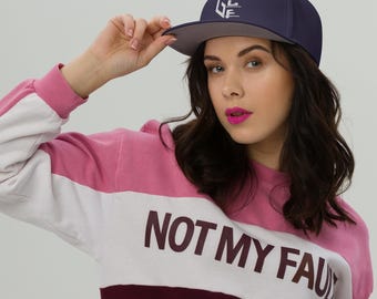 Snapback golfhoed, platte pet, golfhoed, golfpet, snapback golfhoed, golfmode, golfaccessoires, golfcadeau, golfcadeau, uniek golf