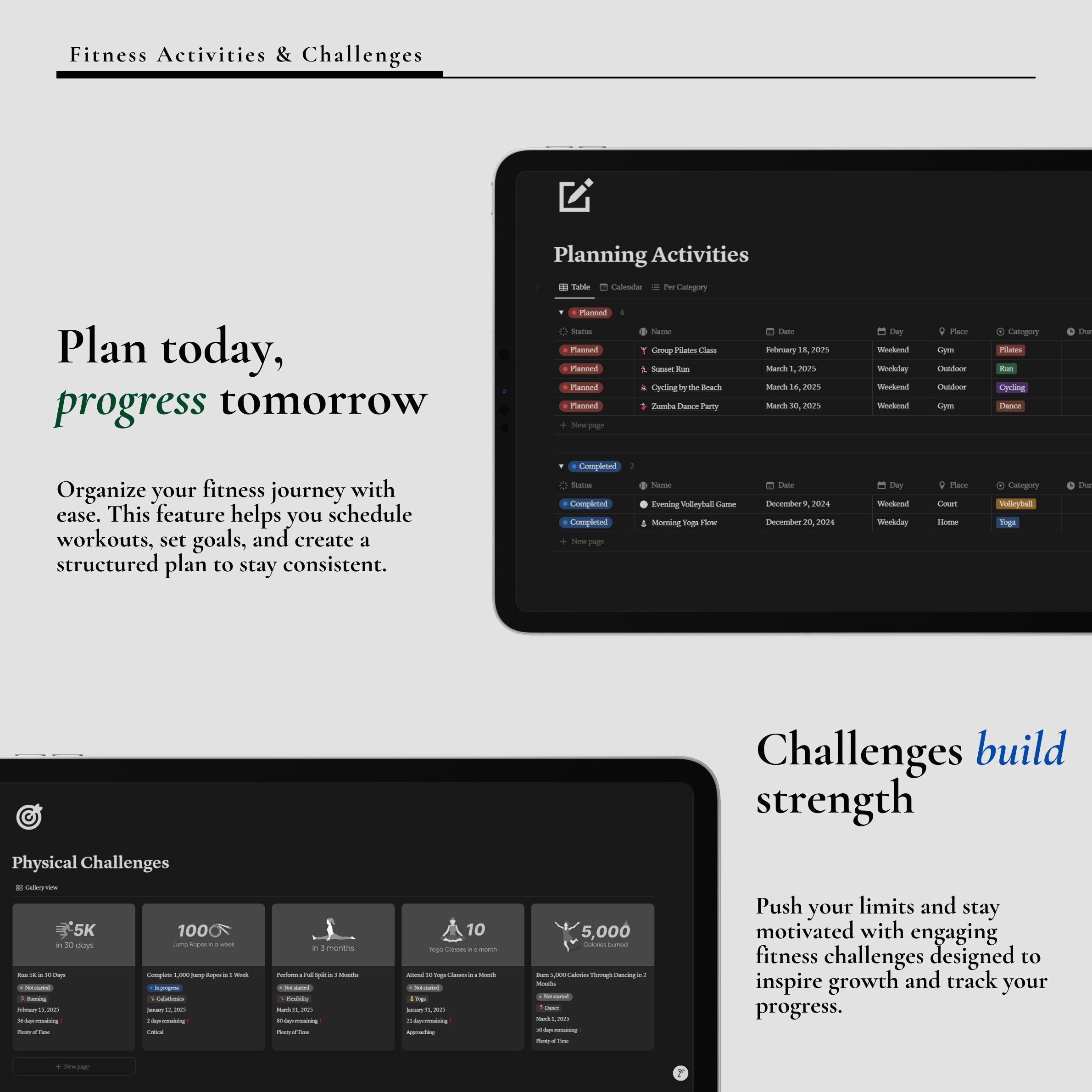 Notion Fitness Planner, Notion Template 2026, Notion Weight Loss ...