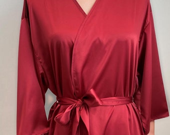 11.50 ALL SIZES - Bridal Party Satin Robes, Bridesmaid Robes, Gifts for Bridesmaids,  Bride Robe, Bridesmaid Gifts, Wedding Party Robes