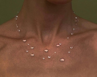 handmade dew necklace "queen necklace"