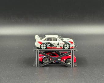 Sollevatore per auto in scala 1/64, rialzo in metallo pressofuso stampato in 3D, contenitore per garage Hot Wheels