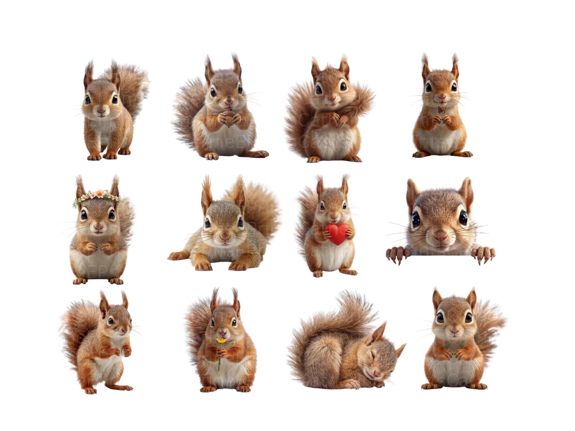 Cartoon squirrel - Etsy 日本