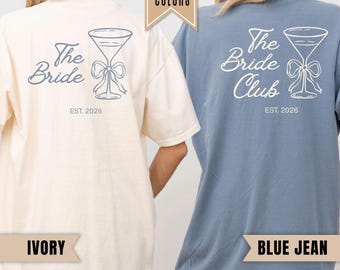 Beach Bachelorette Party Shirt, The Bride Shirt, The Bride Club Shirt, Comfort Colors Custom Name Year Bridal Crew Shirt, Bridesmaid Gift