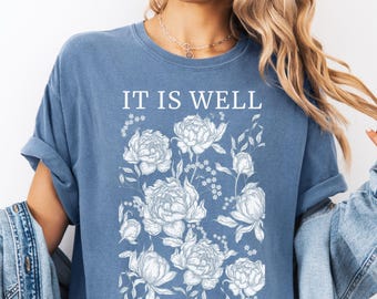 Christian Women Shirts, Comfort Colors® Bible Verse Tee, Faith Based Jesus Apparel, Religious Gifts, Inspirational tshirts, Christian tees