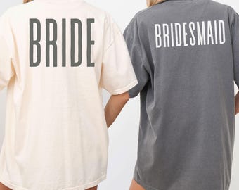Custom Bridesmaid Shirts, Bridesmaid Proposal, Personalized Bachelorette Party Shirts, Bridal Party Shirt, Wedding Shirts, Bridesmaid Gift