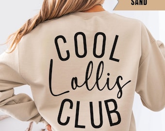 Custom Lolli Est Sweatshirt, Personalized Lolli Sweater, Grandma Lolli Gift, Mothers Day Shirt, New Grandma Announcement,Lolli Birthday Gift