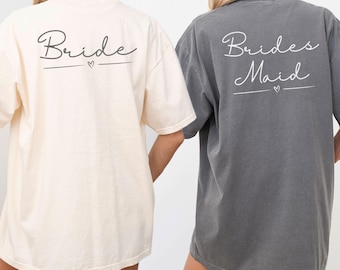 Custom Bridesmaid Shirts, Bridesmaid Proposal, Personalized Bachelorette Party Shirts, Bridal Party Shirt, Wedding Shirts, Bridesmaid Gift