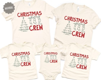 Christmas Crew 2026 Shirt, Matching Family Christmas Crew Shirts, Custom Xmas Party Tees, Family Group Shirt, Holiday Outfit, Christmas Gift