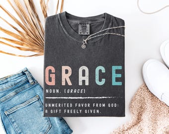 Christian Women Shirts, Comfort Colors® Bible Verse Tee, Faith Based Jesus Apparel, Religious Gifts, Inspirational tshirts, Christian tees