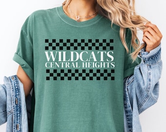 Custom School Mascot Shirt, School Team Name Tee, Personalized School tshirt, School Sports Logo T-shirts, Team Spirit Shirt, Back to School