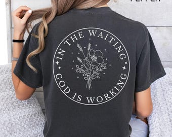 Christian Women Shirts, Floral Bible Verse Tee, Faith Based Jesus Apparel, Religious Gifts, Inspirational tshirts, Christian tees, Faith tee