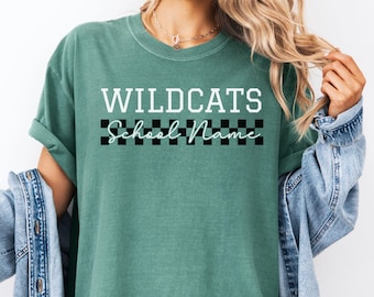 Custom School Mascot Shirt : Personalized Team Spirit Tee, Back to School