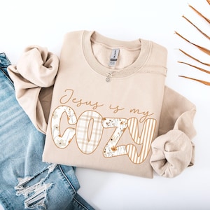 Christian Fall Sweatshirt, Cozy Season Shirt, Fall Vibes Sweatshirt, Cute Fall Sweater, Autumn Sweatshirt for women, Thanksgiving Shirt