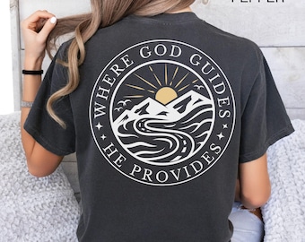 Christian Women Shirts, Comfort Colors® Bible Verse Tee, Faith Based Jesus Apparel, Religious Gifts, Inspirational tshirts, Christian tees