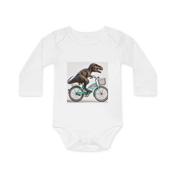 Baby long-sleeved organic bodysuit organic cotton, gift idea