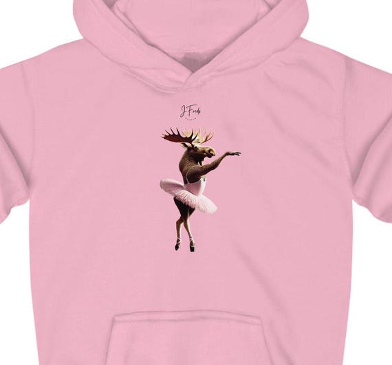 Children's Hoodie - Ballerina Moose