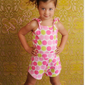 Roller Skate Romper PDF Pattern Fitted Waist Baby Toddler - Etsy