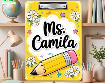 Personalized Teacher Notebook Cover, Custom Teacher Binder Cover, Teacher Planner Cover, Back to School Teacher Gift