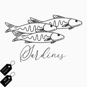 Sardinen Png, Fisch Png, Fischer Kern, Angelsaison Png, Sardinen, sarkastische Png, Fischer Geschenke, Vintage Fischer Png, trendige Sardine PNG