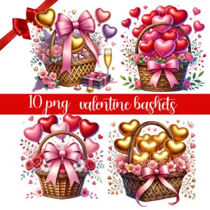 Pacchetto clipart cestino di San Valentino, grafica di San Valentino, San Valentino, regalo di San Valentino PNG sfondo trasparente, diario spazzatura, clipart