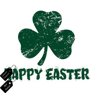Happy St Patrick png, Three Lucky Leaf Clover PNG, Lucky Clover PNG, St. Patrick&#39;s Day png, Patrick Day Png, St. Paddy&#39;s Day png