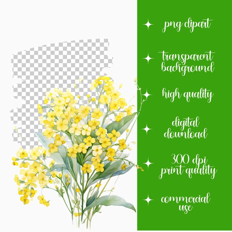 Birthday Bouquet Clipart, Watercolor Birthday Bouquet PNG, Floral Art ...