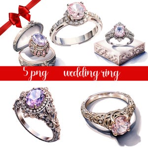 Clipart bague de mariage, amoureux des cliparts, clipart Saint-Valentin, clipart amour, PNG aquarelle Transparent, mariage, mariée, marié, proposition de couple
