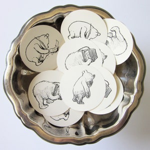 Winnie the Pooh Tags Round Gift Tags Set of 10