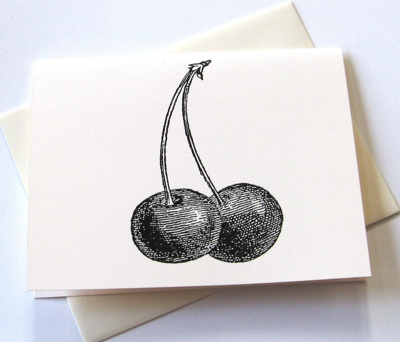 Cherries Note Card Set