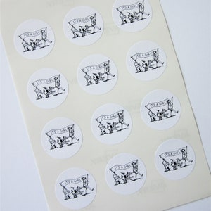 Winnie the Pooh It&#39;s a Girl Stickers One Inch Round Seals