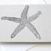 Starfish Note Cards Stationery Set of 10 Cards in White or Light Ivory ...