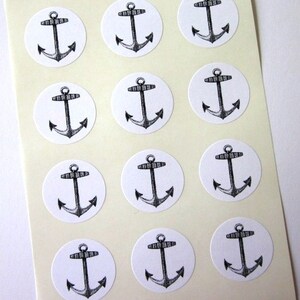 Anchor Tags Round Gift Tags Set of 10 - Etsy
