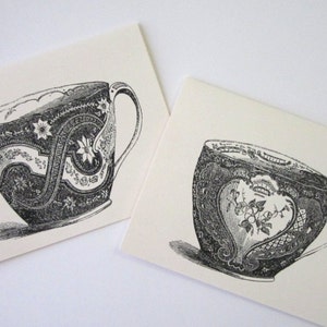 Teacup Note Cards Stationery Set of 10 Cards With Matching Envelopes - Etsy