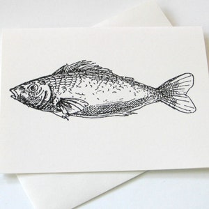 Fish Notecards Set of 10 with Matching Envelopes