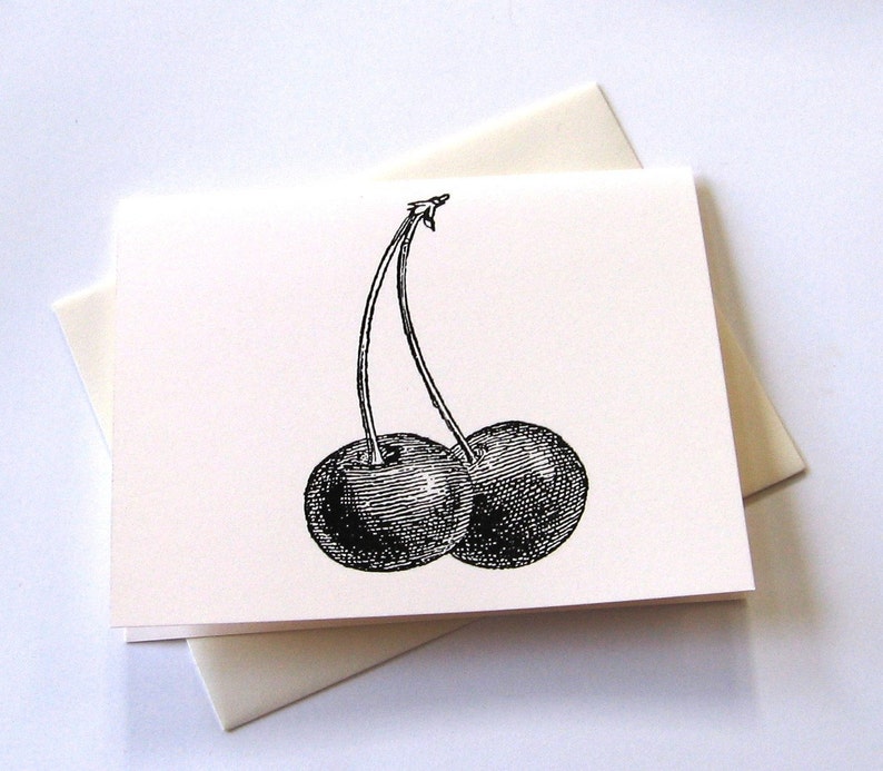Cherries Note Card Set