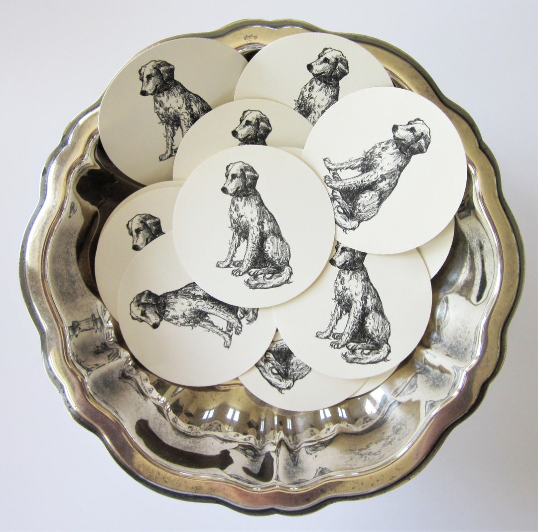 Golden Retriever Round Gift Tags Set of 10 - Etsy