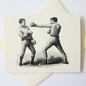 Ensemble de cartes de notes de boxe de 10 avec enveloppes correspondantes